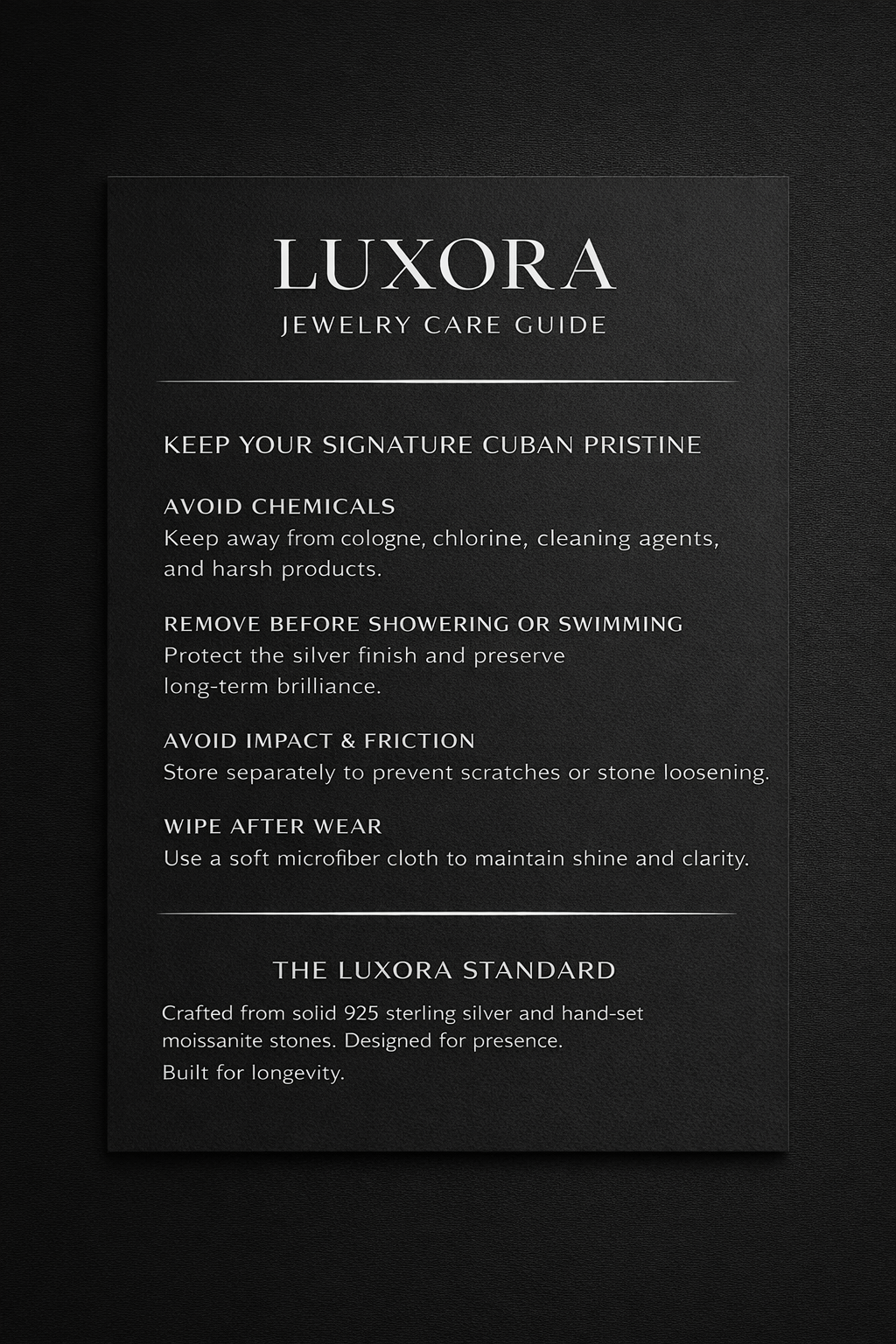 The Luxora Signature Cuban – 6mm 20"